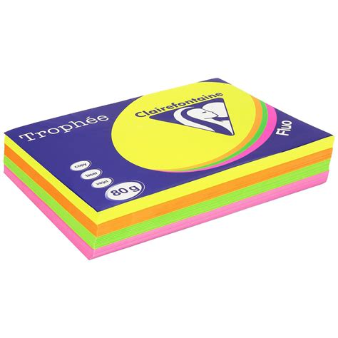 Clairefontaine Trophée Ramette de papier 500 feuilles A4 80g Assortis