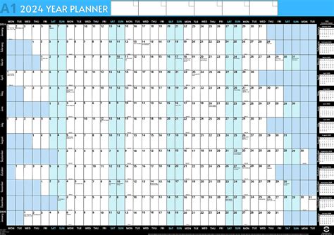 Buy A Yearly Wall Planner Wall X Cm Year