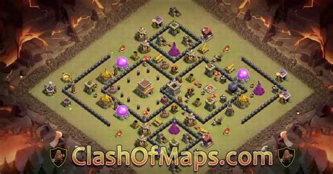 14 Best Th8 War Base Design With Copy Links 2020 Town Hall 8 List 1