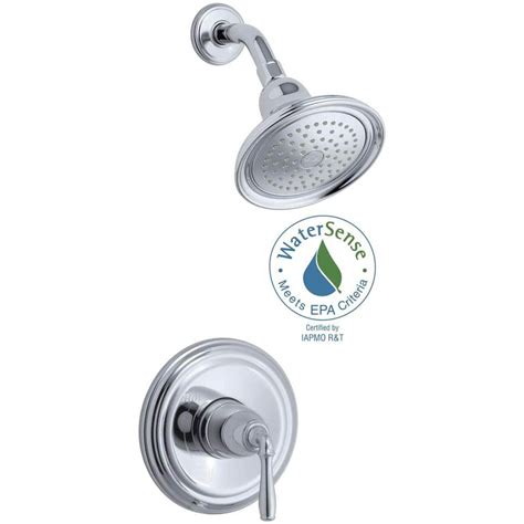 Kohler Devonshire 1 Handle Rite Temp Pressure Balancing Shower Faucet Trim Kit In Polished