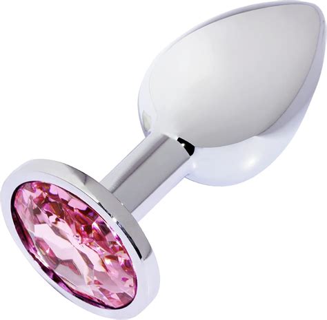 Hmxpls Pink Jeweled Beginners Butt Plug Sex Love Games Personal Massager For Women