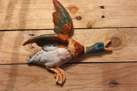 Vintage Flying Mallard Beswick Duck Wall Plaque Etsy