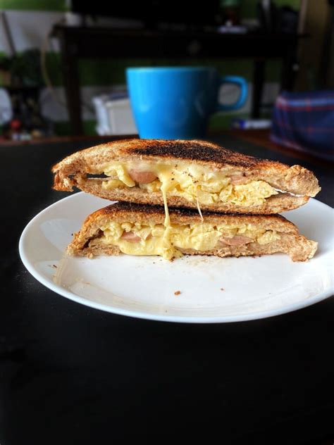 Resepi Roti Telur Hancur Dan Cheese Leleh Breakfast Sempoi Resepimy