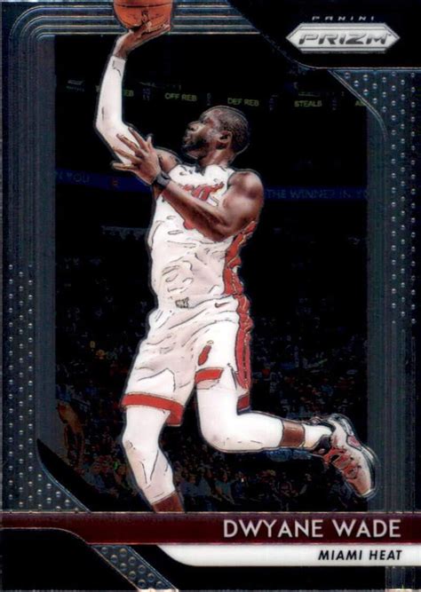 Amazon 2018 19 Panini Prizm Basketball 206 Dwyane Wade Miami Heat