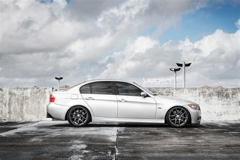 Bmw 335i Lowered On Velgen Wheels Vmb5 Matte Gunmetal Flickr