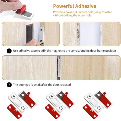 X Strong Magnetic Door Closer Cabinet Catch Latch Cupboard Ultra Thin