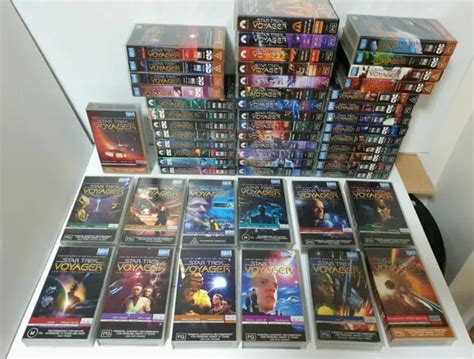 Rare Star Trek Voyager X Vhs Tapes Bundle In Vgc Pal Rare Star