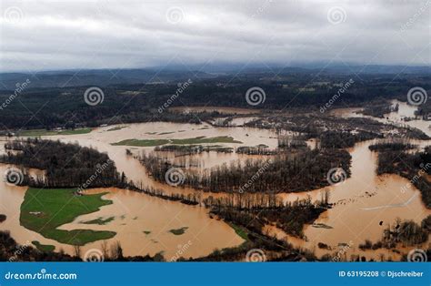 Washington State Flood stock photo. Image of deluge, state - 63195208