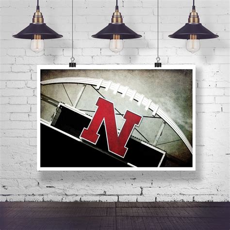 Nebraska Football Husker Field Sign Fine Art Print Home Etsy