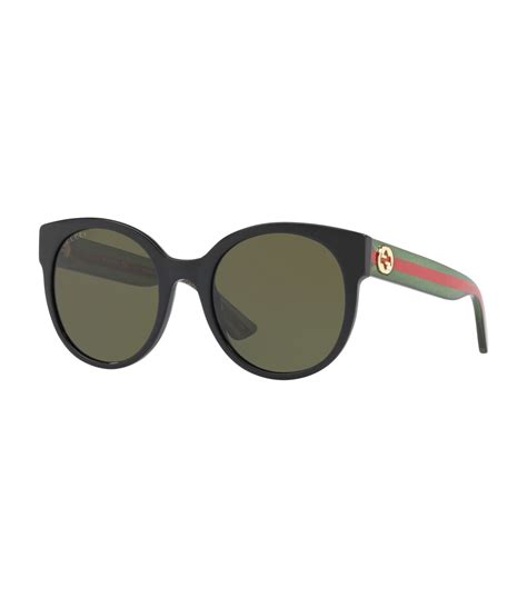 Womens Gucci Black Round Sunglasses Harrods Uk