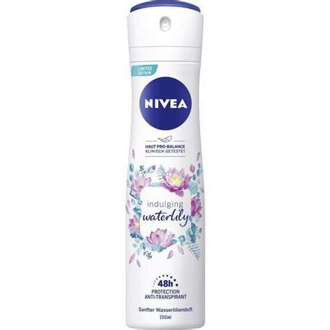 Nivea Indulging WATERLILY Deodorant Spray 150ml FREE SHIPPING EBay