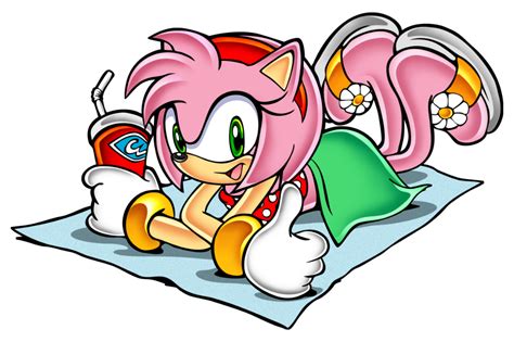 Amy Rose In Her Swimsuit Sonic And Friends Photo Fanpop