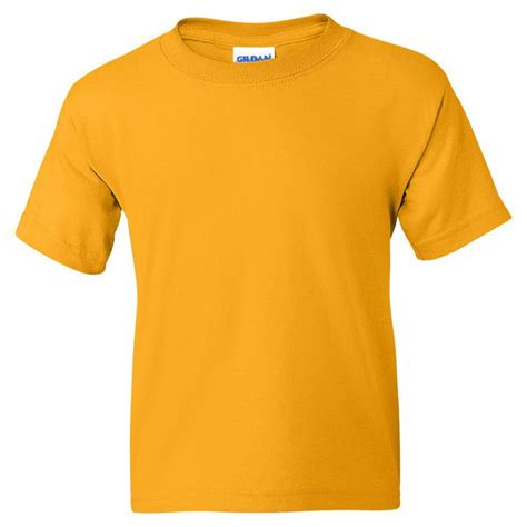 Gildan - Gildan 8000B Dryblend Youth T-Shirt -Gold-Small - Walmart.com ...