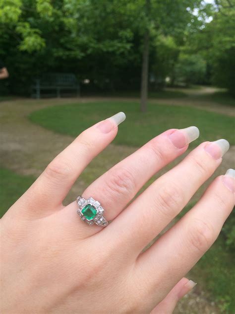 My Wedding Ring Vintage Art Deco Ring From The 20s Or 30s Probably