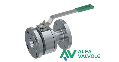 Alfa Valvole Ansi Flanged Type Ball Valve Split Body Ball