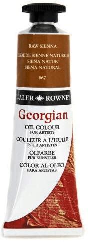 Daler Rowney Oljna Barva Georgian 38ml Raw Sienna Mimovrste