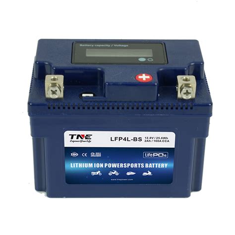 12V 160CCA Lithium Ion Motorcycle LiFePO4 Starter Battery With LCD