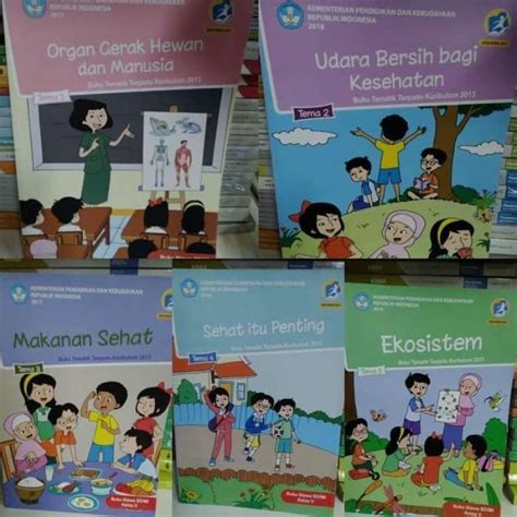 Jual Paket Buku Tematik Sd Kelas Semester K Rev Tema