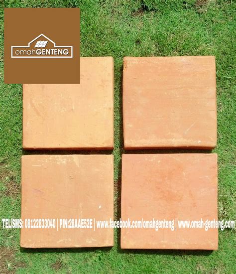 Ubin Terakota 20x20cm Omah Genteng Distributor Dan Supplier Bahan