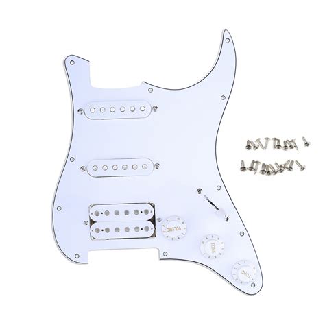 Value Musiclily 11 Hole Loaded Strat Pickguard HSS Prewired Pickguard