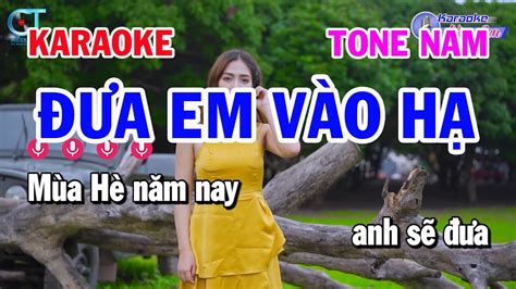 Karaoke A Em V O H Tone Nam Nh C S Ng Rumba Hay Youtube Music