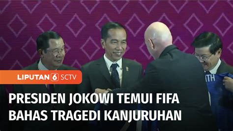 Presiden Jokowi Temui Presiden Fifa Bahas Transformasi Sepak Bola