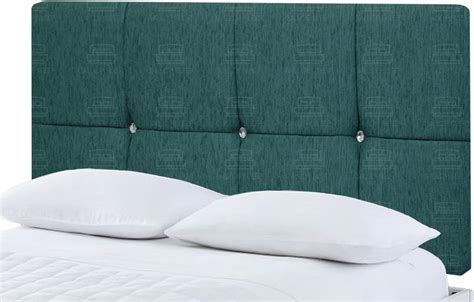 Gallop Sleep Deluxe Chenille Headboard With Diamante Buttons For Divan