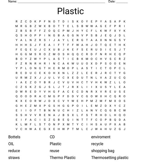 Plastic Word Search Wordmint