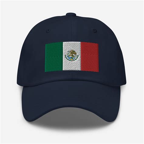 Mexico Flag Embroidered Hat Mexican Flag Baseball Cap Mexico - Etsy