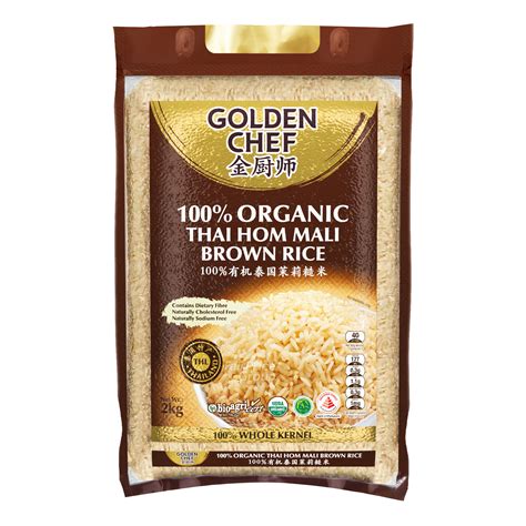 Golden Chef Organic Thai Hom Mali Brown Rice Ntuc Fairprice