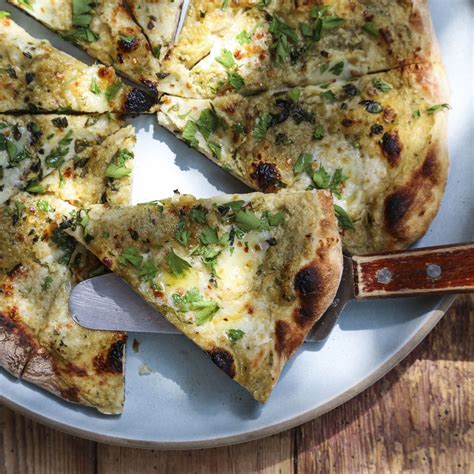 Grilled Eggplant Pizza With Summer Herbs And Mozzarella The Local