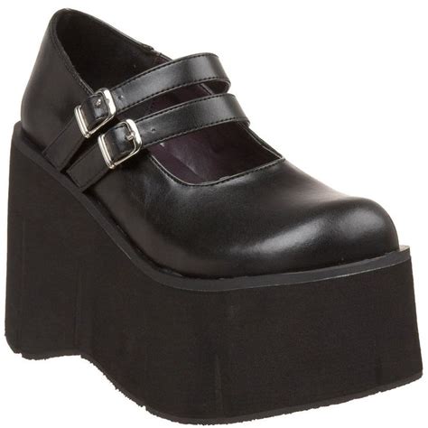 DEMONIA KERA 08 4 1 2 Platform Goth Punk Lolita Double Strap Mary Jane