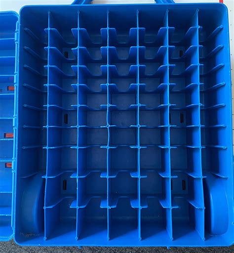 Mavin Vintage Hot Wheels Rolling Carrying Case With Handle Store Cars D Blue