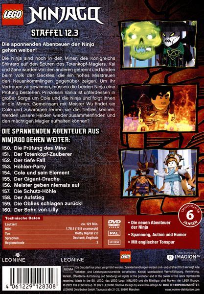 Lego Ninjago Staffel Von Peter Hausner Dvd