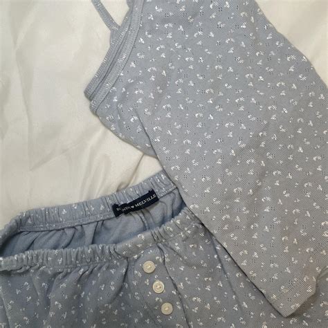 Brandy Melville Pj Set Excellent Condition Worn Once Depop