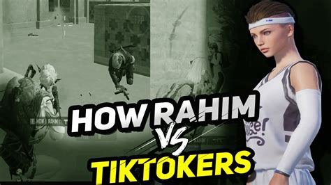 HOW RAHIM VS TIKTOKERS CLUTCHES PART4 PUBG MOBILE HOW RAHIM