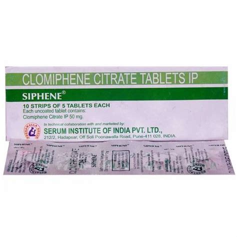 Mg Clomiphene Citrate Tablets Packaging Type Box At Rs Stripe