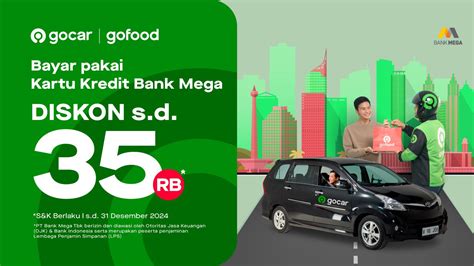 Pakai Gocar And Gofood Makin Hemat Bayarnya Pakai Kartu Kredit Bank Mega