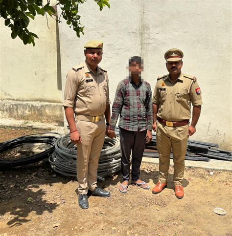 मुजफ्फरनगर के रतनपुरी थाना पुलिस द्वारा एक लुटेरे को किया गया गिरफ्तार