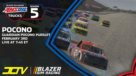 Iracing Bsr Amsoil Truck Series Guardian Pocono Pursuit At Pocono