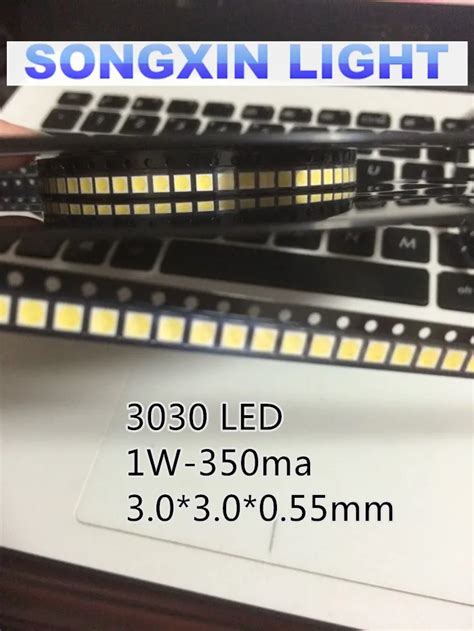 Aliexpress Buy LED 3030 Lamp Beads 1W LCD TV Backlight Lamp Beads