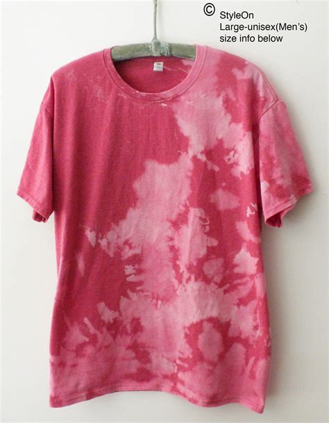 Tie Dye T Shirt Pink Acid Wash Shirt Red Pale Pink White Galaxy Tee Grunge Boho Rocker