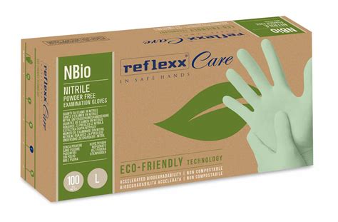 Powder Free Biodegradable Nitrile Gloves Reflexx NBio G 3 5 Reflexx