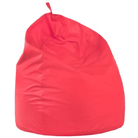 Rose Géant Pouf Poire XXL simili cuir