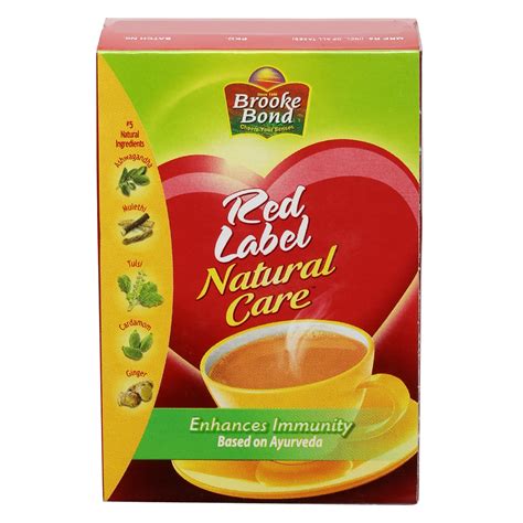 Brooke Bond Red Label Natural Care Flavoured Tea 100 Gm Pack Of 1