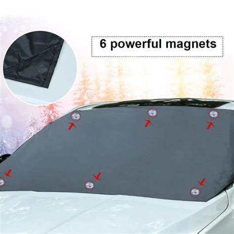 210 120cm Automobile Magnetic Sunshade Cover Car Windshield Snow Sun