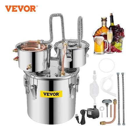 VEVOR 50L Butelka Z Destylatorem Wody Alkoholowej DIY Sprz T Bonshine