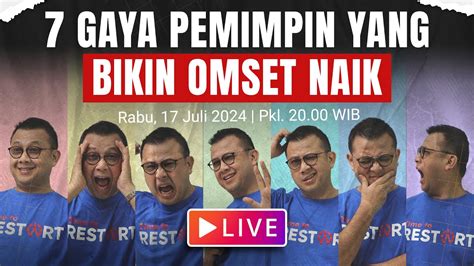 7 Gaya Pemimpin Yang Bikin Omset Naik Tom MC Ifle YouTube