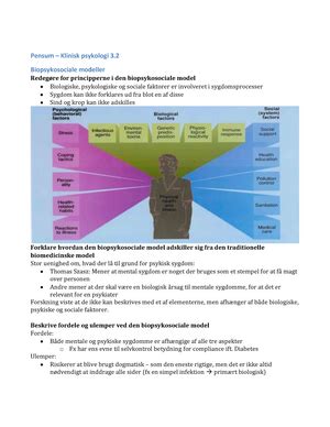 Modulplan Case Introduktion Til Psykologi Og Psykiatri