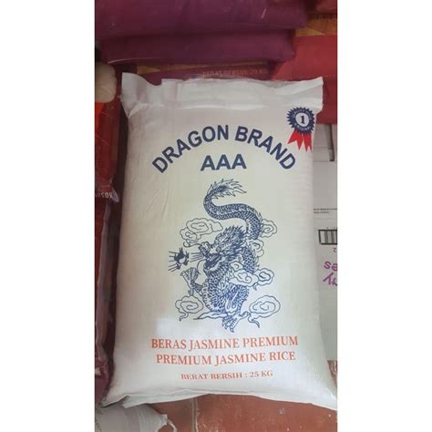 Jual Dragon Brand Beras Jasmine Premium Aaa Vietnam Kg Shopee Indonesia